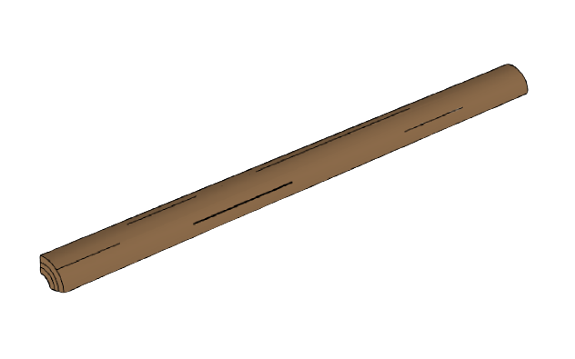 Viertelrundstab
